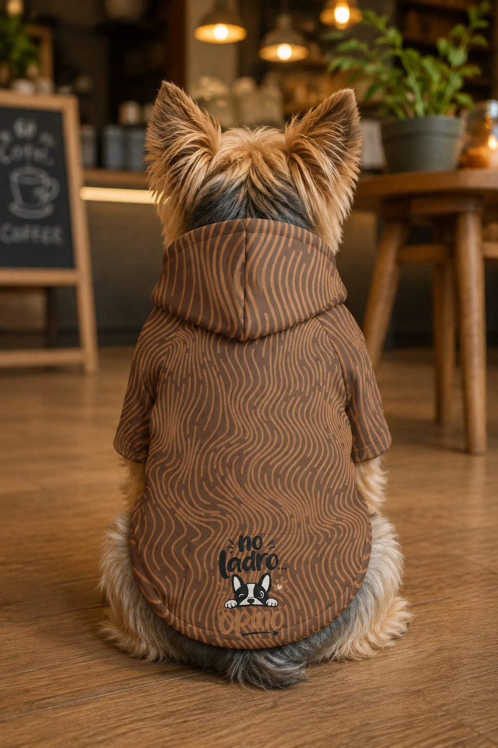 Hoodie para Perro Coffee Paw – All-Over Print