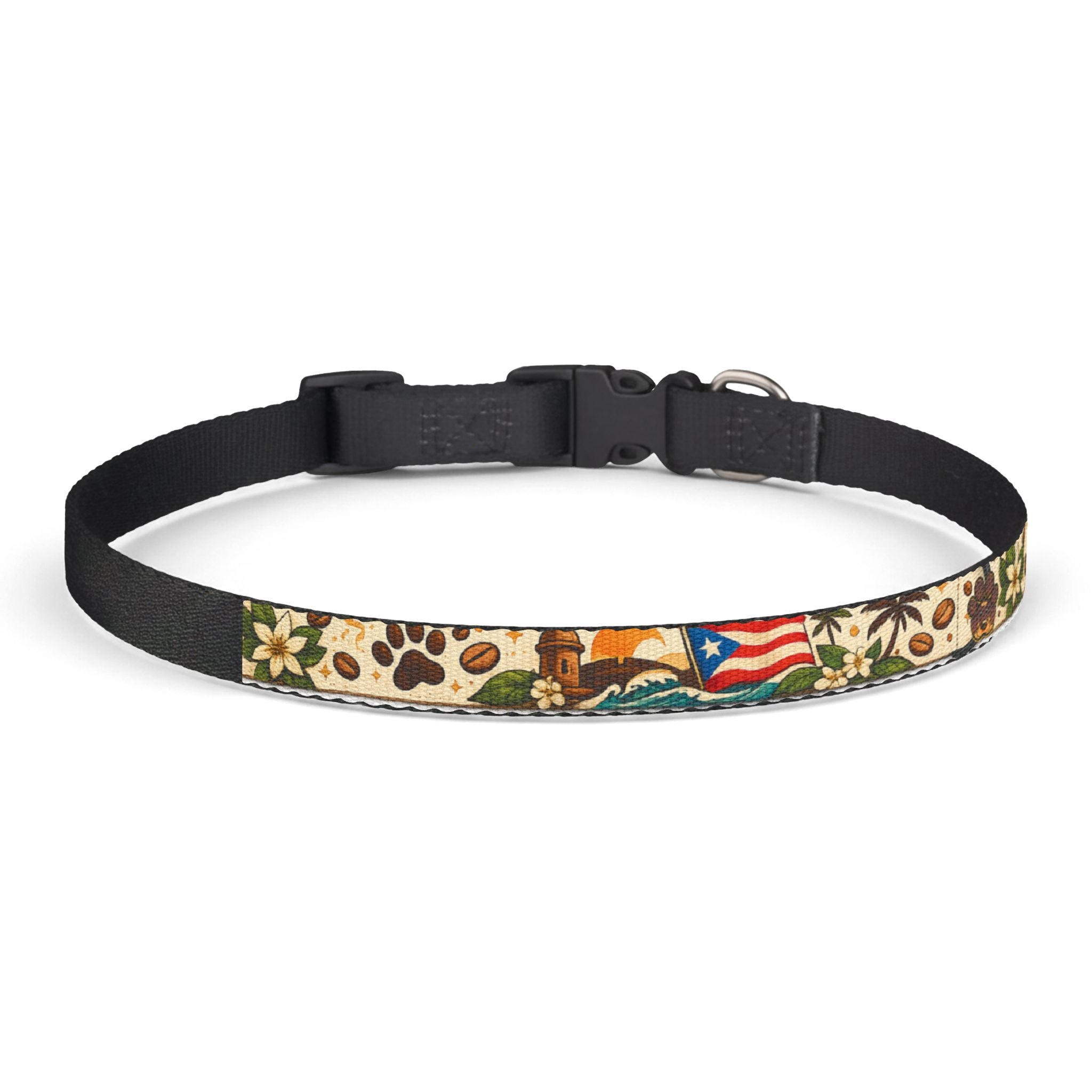 Collar Tropical Boricua Coffee Paw