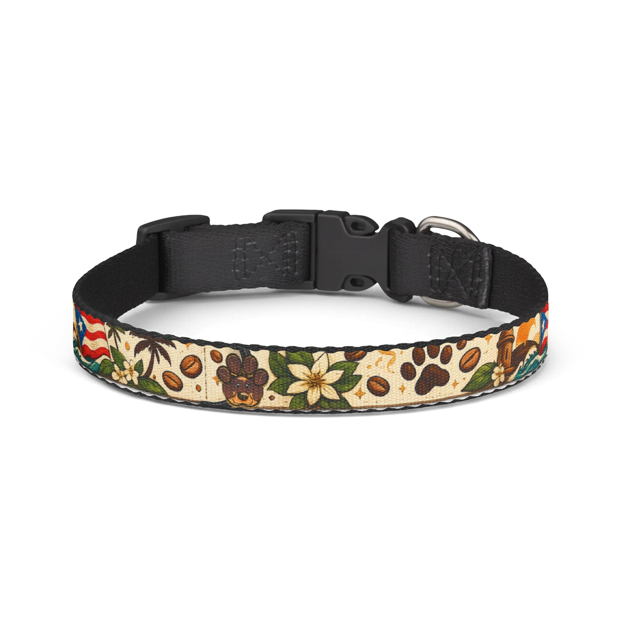 Collar Tropical Boricua Coffee Paw