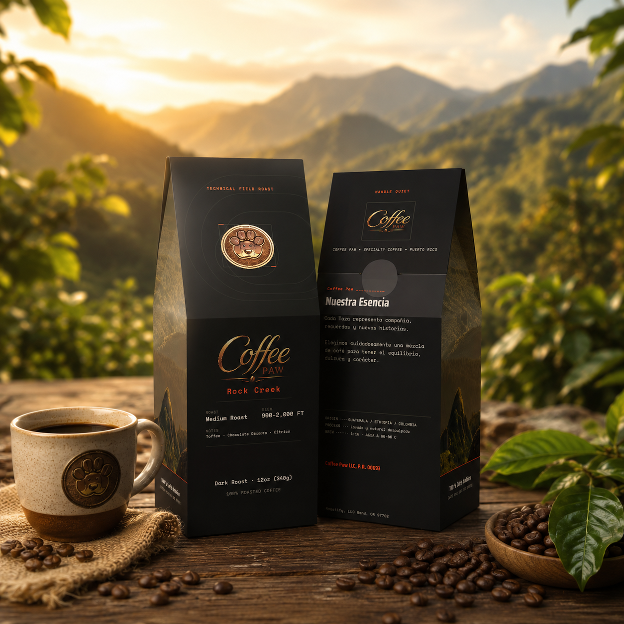 ROCK CREEK COFFEE - Energy for the road - Medium Roast